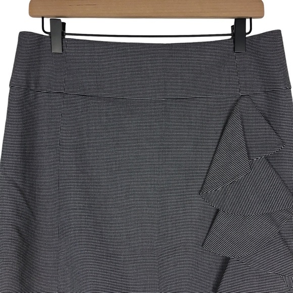 EXPRESS Design Studio Pencil Skirt Side Ruffle Detail Minimalist Career Size 10 - Picture 2 of 11